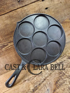 GREAT gift idea! Wagner made Griswold No. 34 Cast Iron Plett Pan with Block Logo 2980 A