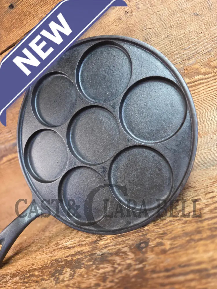 GREAT gift idea! Wagner made Griswold No. 34 Cast Iron Plett Pan with Block Logo 2980 A - Skillet