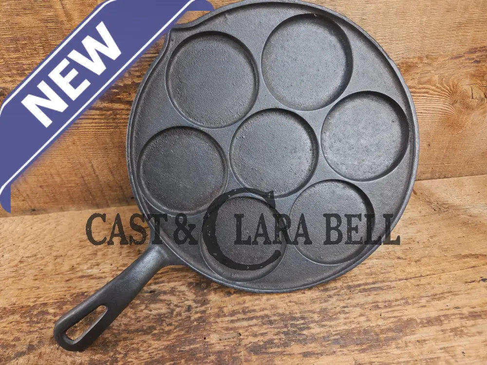 GREAT gift idea! Wagner made Griswold No. 34 Cast Iron Plett Pan with Small Block Logo Skillet