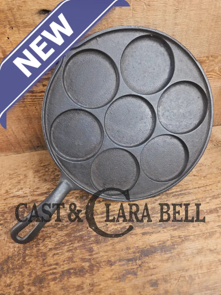 GREAT gift idea! Wagner made Griswold No. 34 Cast Iron Plett Pan with Small Block Logo Skillet