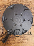 GREAT gift idea! Wagner made Griswold No. 34 Cast Iron Plett Pan with Small Block Logo Skillet