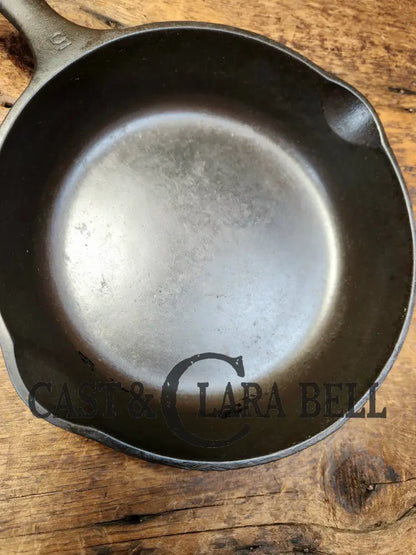 Great Gift! Unmarked Wagner #5 Cast Iron Skillet 8 Inches Saute Pan