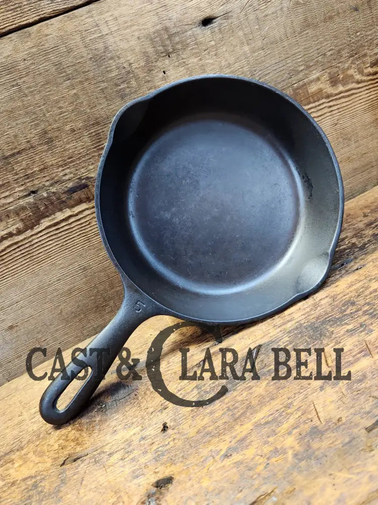 Great Gift! Unmarked Wagner #5 Cast Iron Skillet 8 Inches Saute Pan