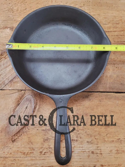 Great Gift! Unmarked Wagner #5 Cast Iron Skillet 8 Inches Saute Pan