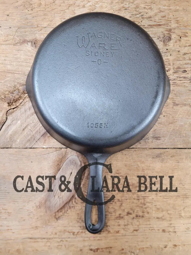 Great Saute Pan! 1930’S Wagner #5 Skillet With Stylized Logo 1055 H