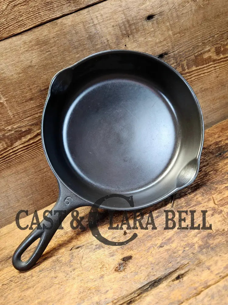 Great Saute Pan! 1930’S Wagner #6 Skillet With Smooth Bottom 1056 M