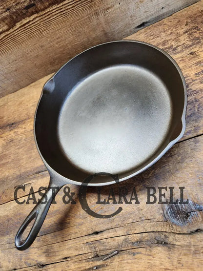 Great Saute Skillet. 1930’S Lodge #7 Cast Iron Skillet With 3 Notch Heat Ring. Raised Blob Makers