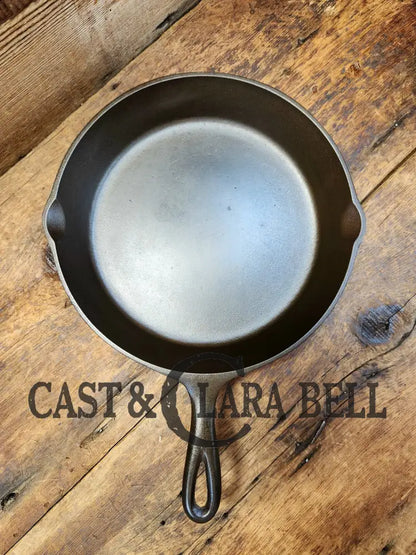 Great Saute Skillet. 1930’S Lodge #7 Cast Iron Skillet With 3 Notch Heat Ring. Raised Blob Makers