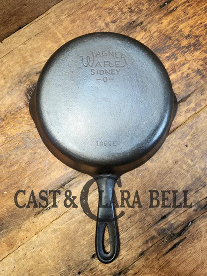 Great Saute Skillet! Wagner Ware #5 Cast Iron Skillet With Stylized Logo And Smooth Bottom 1055 E.