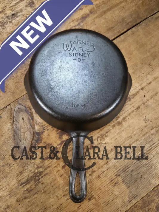 Great saute skillet! Wagner Ware #5 cast iron Skillet with Stylized Logo and Smooth Bottom 1055 E. SC24 Skillet
