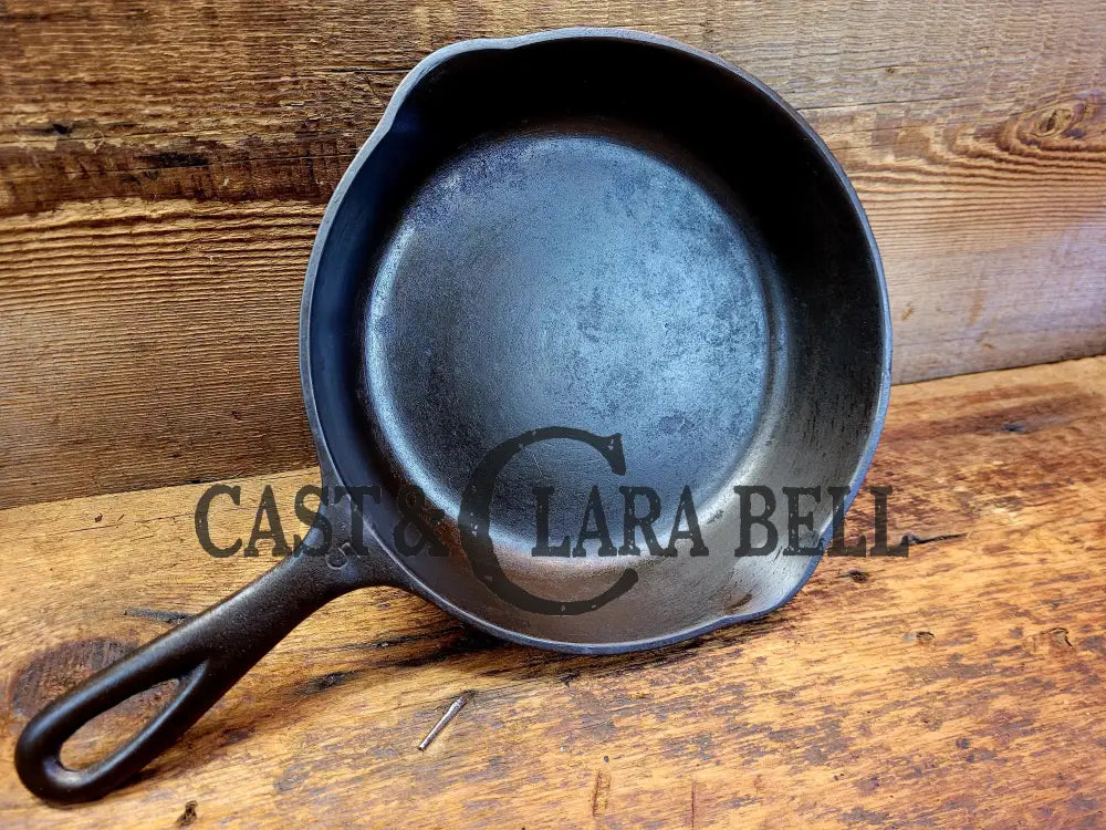 Great Saute Skillet! Wagner Ware #5 Cast Iron Skillet With Stylized Logo And Smooth Bottom 1055 H.