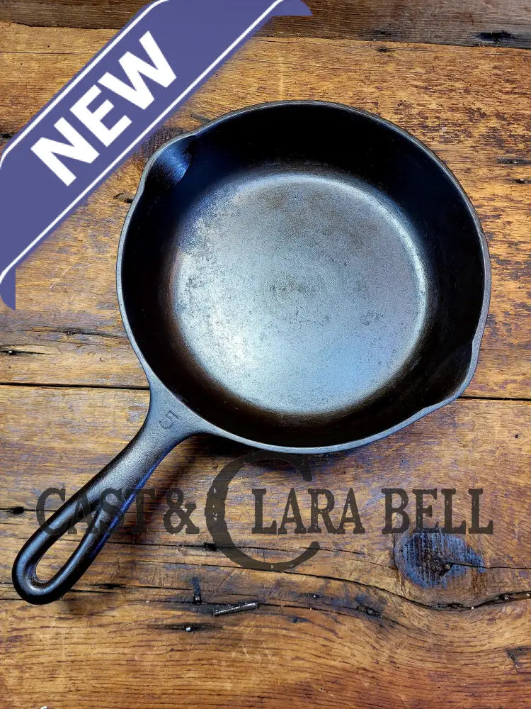 Great Saute Skillet! Wagner Ware #5 Cast Iron Skillet With Stylized Logo And Smooth Bottom 1055 H.