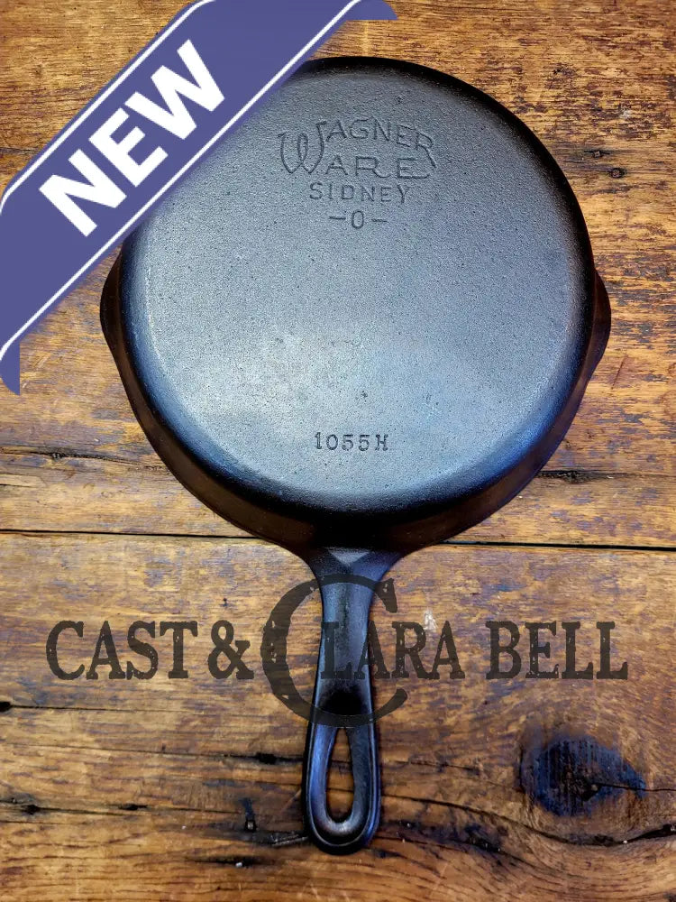 Great Saute Skillet! Wagner Ware #5 Cast Iron Skillet With Stylized Logo And Smooth Bottom 1055 H.