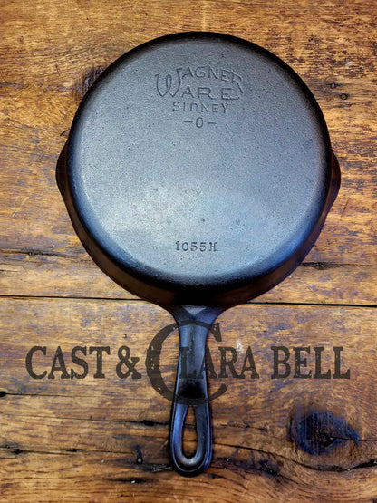 Great Saute Skillet! Wagner Ware #5 Cast Iron Skillet With Stylized Logo And Smooth Bottom 1055 H.