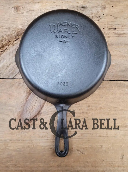 Great Saute Skillet! Wagner Ware #5 Cast Iron Skillet With Stylized Logo And Smooth Bottom 1055A