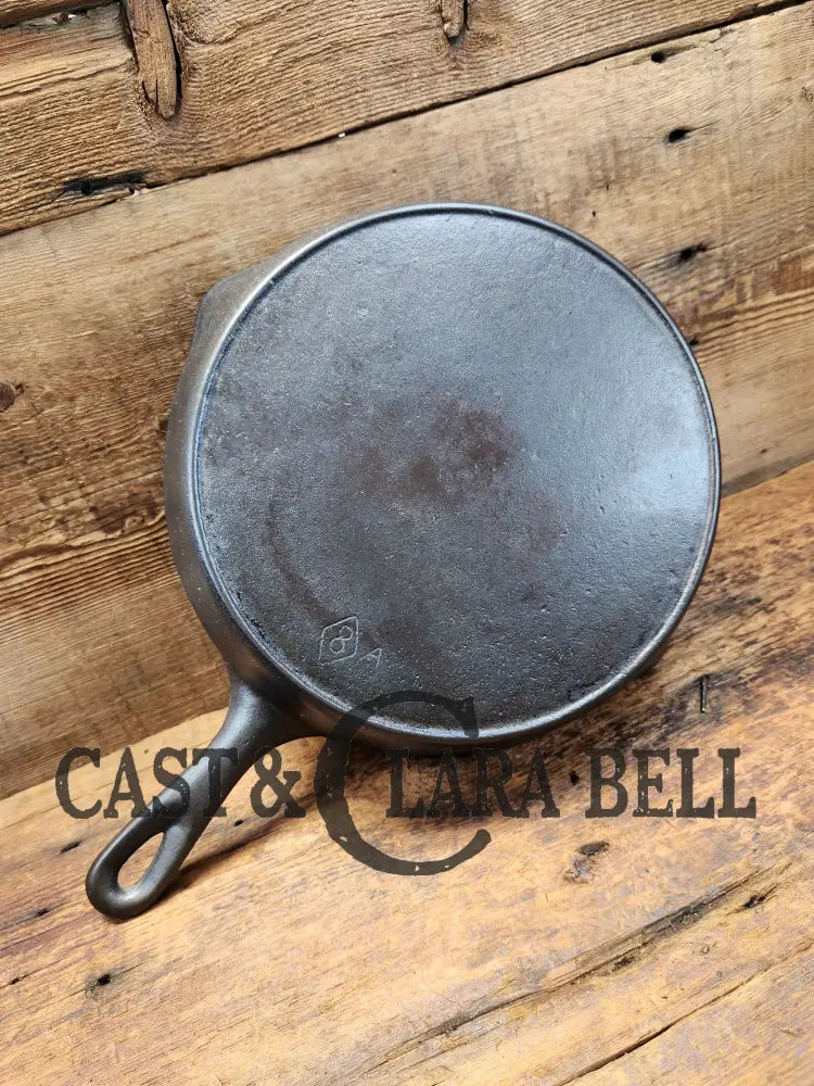 Great Skillet And Awesome Story! 1920’S Chicago Hardware Foundry #8 ’Diamond’ Skillet