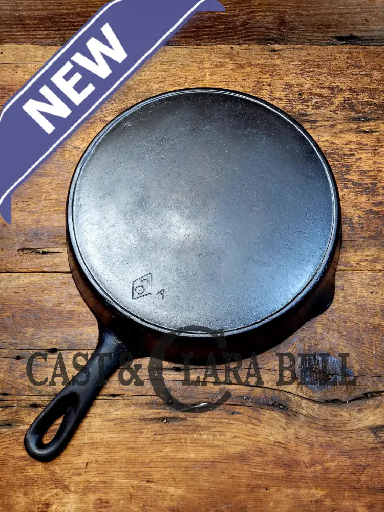 Great Skillet And Awesome Story! 1920’S Chicago Hardware Foundry #8 ’Diamond’ Skillet