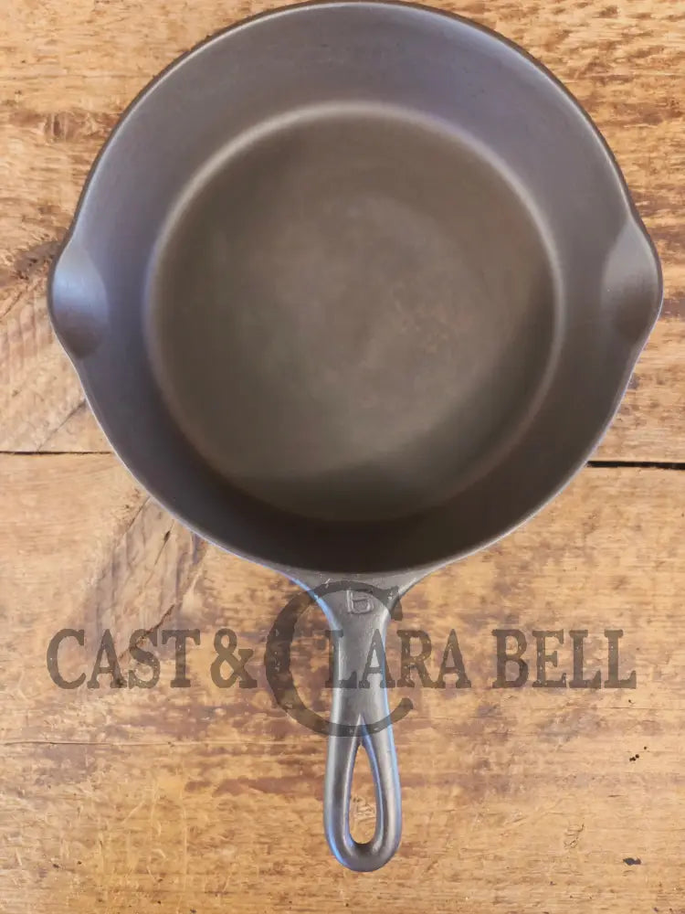 1920’s Griswold #6 Skillet with Large Block Logo and Smooth Bottom 699 D - Skillet