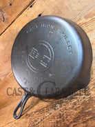 Griswold #7 Skillet with Large Block Logo and Smooth Bottom 701 B Early Handle - Skillet