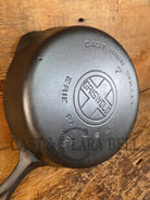 Griswold #7 Skillet with Large Block Logo and Smooth Bottom 701 D later handle - Skillet