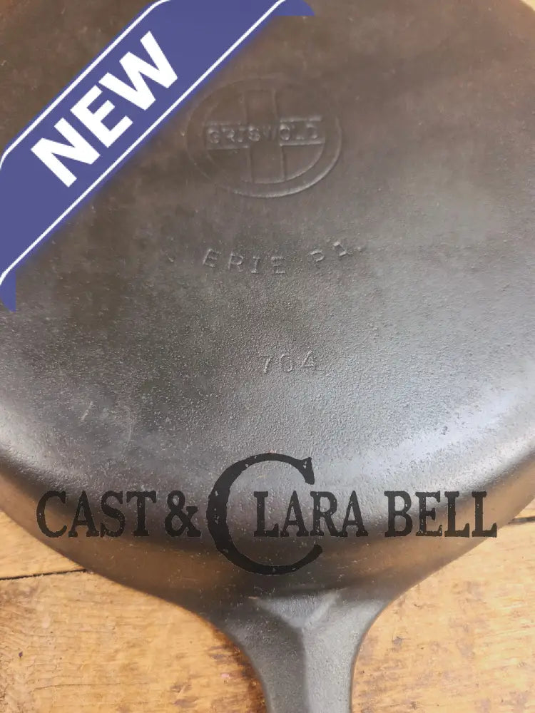 Griswold #8 Cast Iron Skillet Small Block 704 Skillet