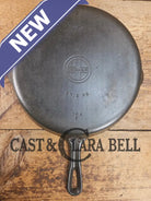 Griswold #8 Cast Iron Skillet Small Block Groove Handle 704 F Skillet