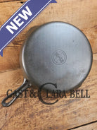 Griswold #8 Cast Iron Skillet Small Block Groove Handle 704 F Skillet