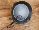 Griswold #8 Cast Iron Skillet Small Block Groove Handle 704 F Skillet