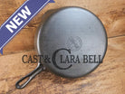 Griswold #8 Cast Iron Skillet Small Block Groove Handle 704 F Skillet
