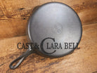 Griswold #8 Cast Iron Skillet Small Block Groove Handle 704 L Skillet