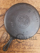 Griswold #8 Cast Iron Skillet with Large Block Logo and Smooth Bottom 704 V Skillet