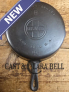 Griswold #8 Cast Iron Skillet with Large Block Logo and Smooth Bottom 704 V Skillet