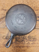 Griswold #8 Cast Iron Skillet with Large Block Logo and Smooth Bottom 704 V - Skillet