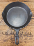 Griswold #8 Cast Iron Skillet with Large Block Logo and Smooth Bottom 704 V - Skillet