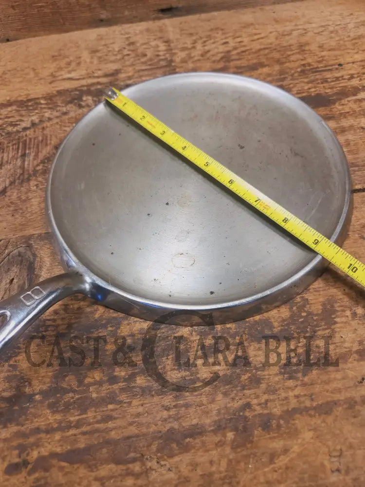 1920’s Griswold #8 Round Griddle with Chrome Finish 608 - Griddle