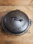 Griswold #8 Tite-Top Cast Iron Dutch Oven with Large Block Logo 833 A and Lid with Slant Logo A 2551 Dutch Ovens