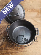 Griswold #8 Tite-Top Cast Iron Dutch Oven with Large Block Logo 833 A and Lid with Slant Logo A 2551 Dutch Ovens