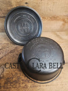 Griswold #8 Tite-Top Cast Iron Dutch Oven with Large Block Logo 833 A and Lid with Slant Logo A 2551 Dutch Ovens