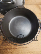 Griswold #8 Tite-Top Cast Iron Dutch Oven with Large Block Logo 833 A and Lid with Slant Logo A 2551 Dutch Ovens