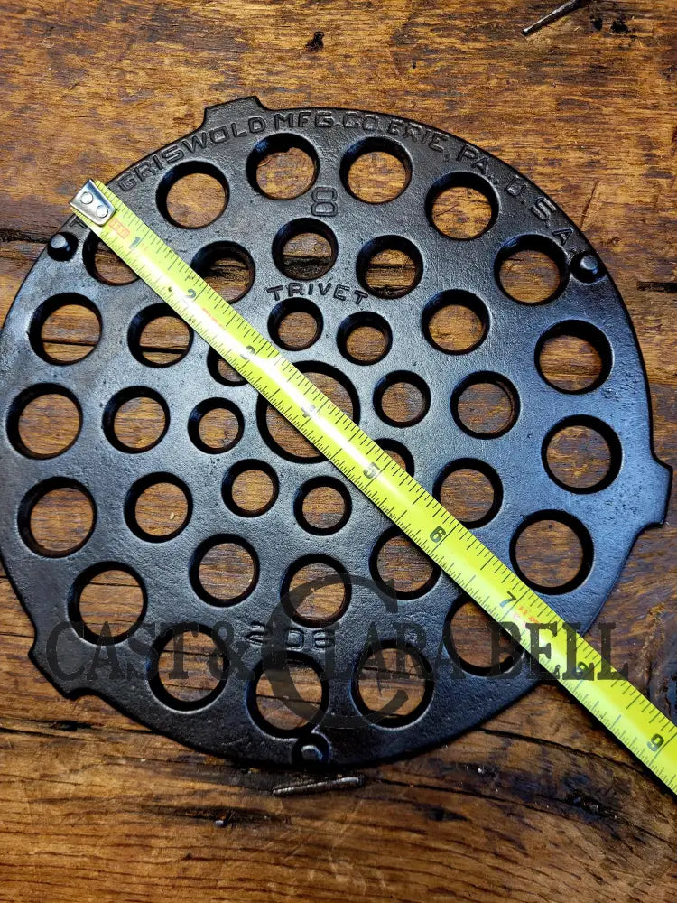 Griswold #8 Trivet. For Tite Top Dutch Oven. #206. Perfect For Your Dutch Oven Skillet