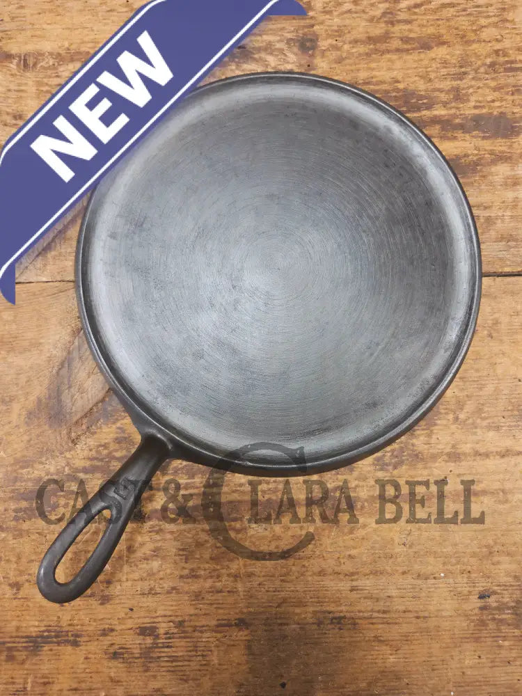 Griswold #9 Round Griddle with Large Block Logo 609. Beautiful swirls!! - Griddle
