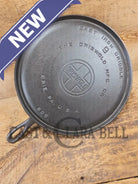 Griswold #9 Round Griddle with Large Block Logo 609. Beautiful swirls!! - Griddle
