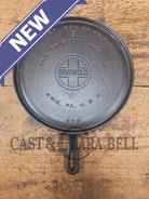 Griswold #9 Round Griddle with Large Block Logo 609. Beautiful swirls!! - Griddle