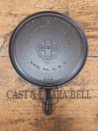 Griswold #9 Round Griddle with Large Block Logo 609. Beautiful swirls!! - Griddle