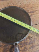 Griswold #9 Round Griddle with Large Block Logo 609. Cool Patina from bottom nickel finish - Griddle