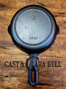 Griswold Iron Mountain #3 Cast Iron Egg Skillet with Heat Ring 1031 SC24