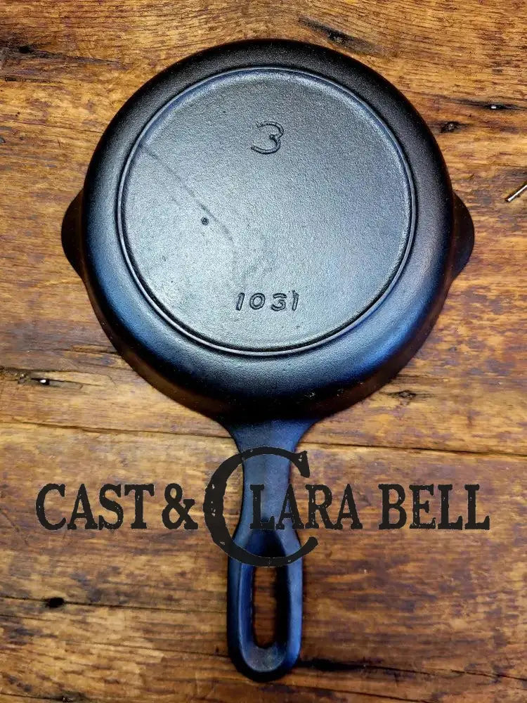 Griswold Iron Mountain #3 Cast Iron Egg Skillet with Heat Ring 1031 SC24