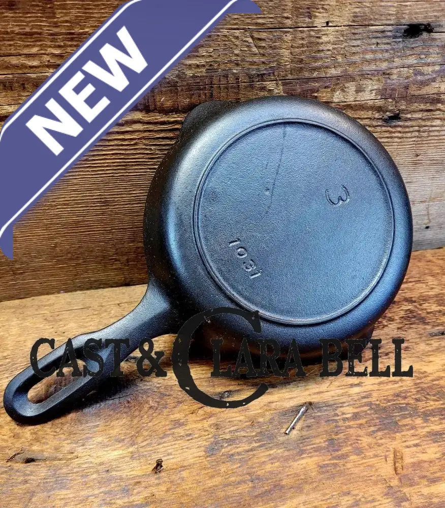 Griswold Iron Mountain #3 Cast Iron Egg Skillet with Heat Ring 1031 SC24