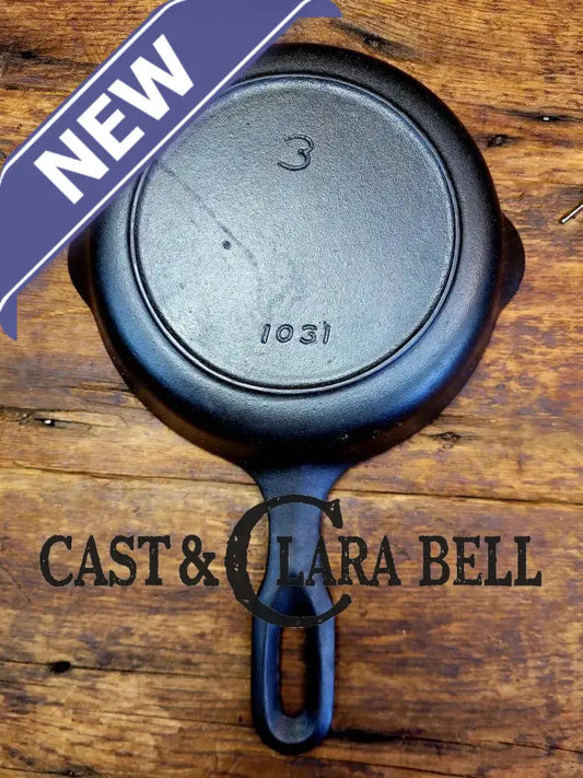 Griswold Iron Mountain #3 Cast Iron Egg Skillet with Heat Ring 1031 SC24