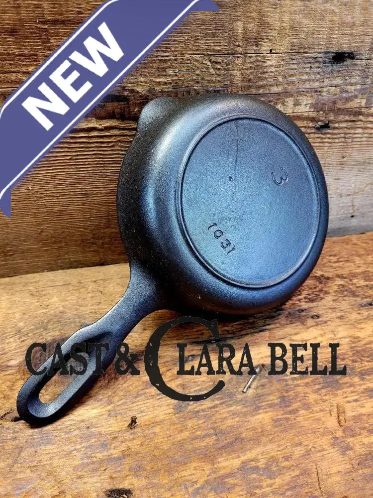 Griswold Iron Mountain #3 Cast Iron Egg Skillet with Heat Ring 1031 SC24